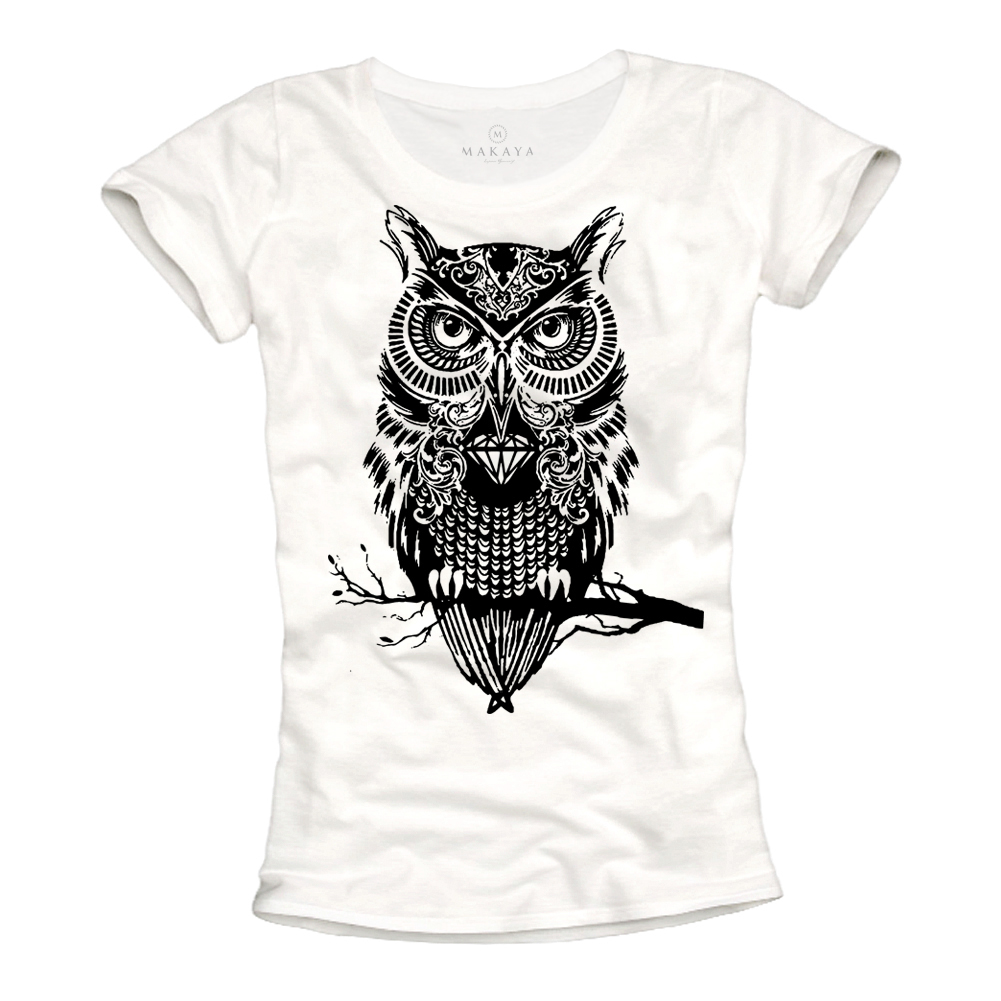 Womens T-Shirt - Owl