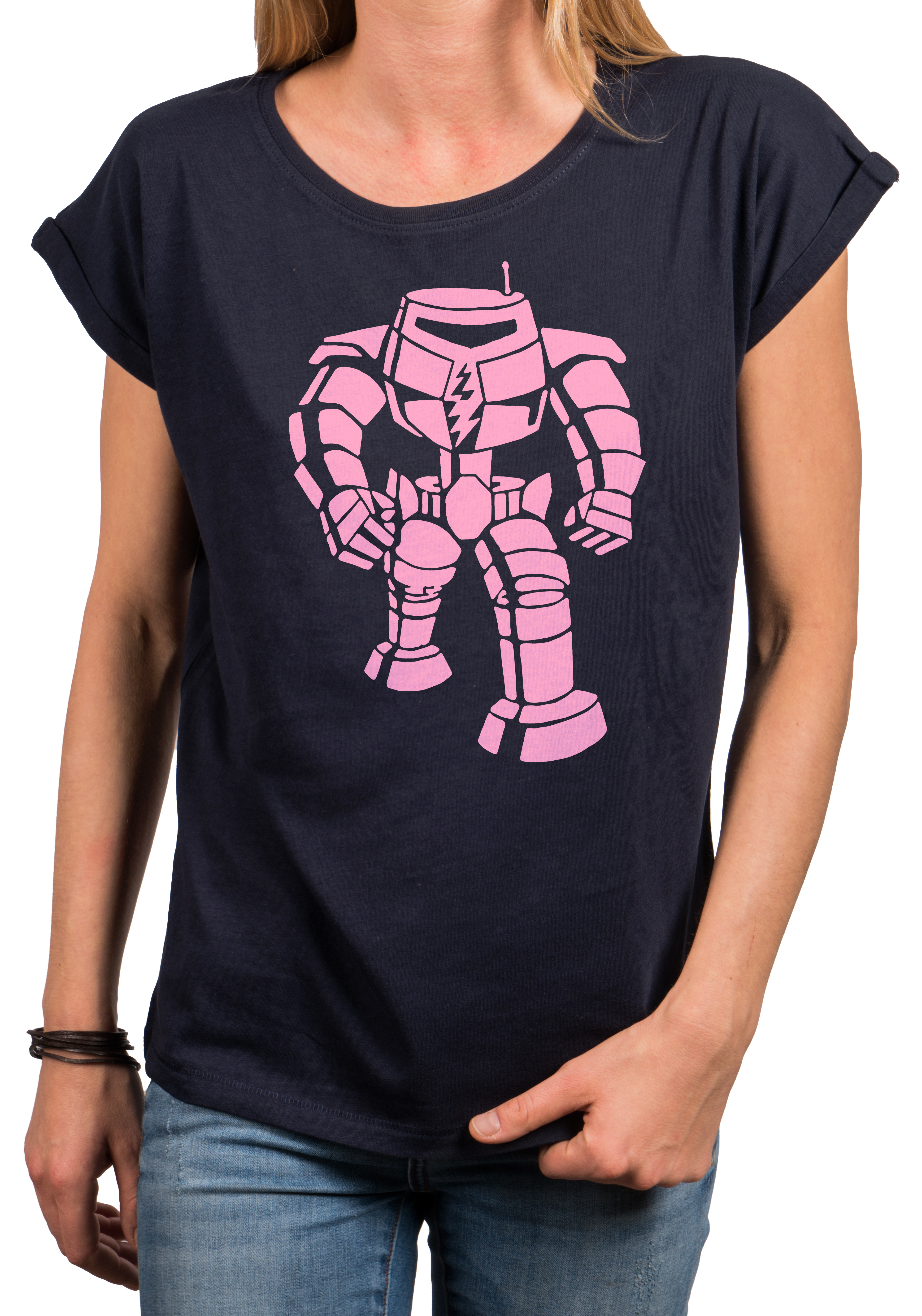 Damen Tunika - Roboter Shirt