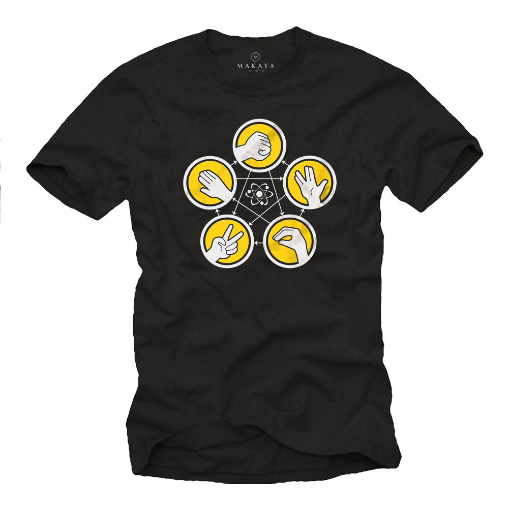 Men's T-Shirt - Rock Paper Scissors Lizard Spock