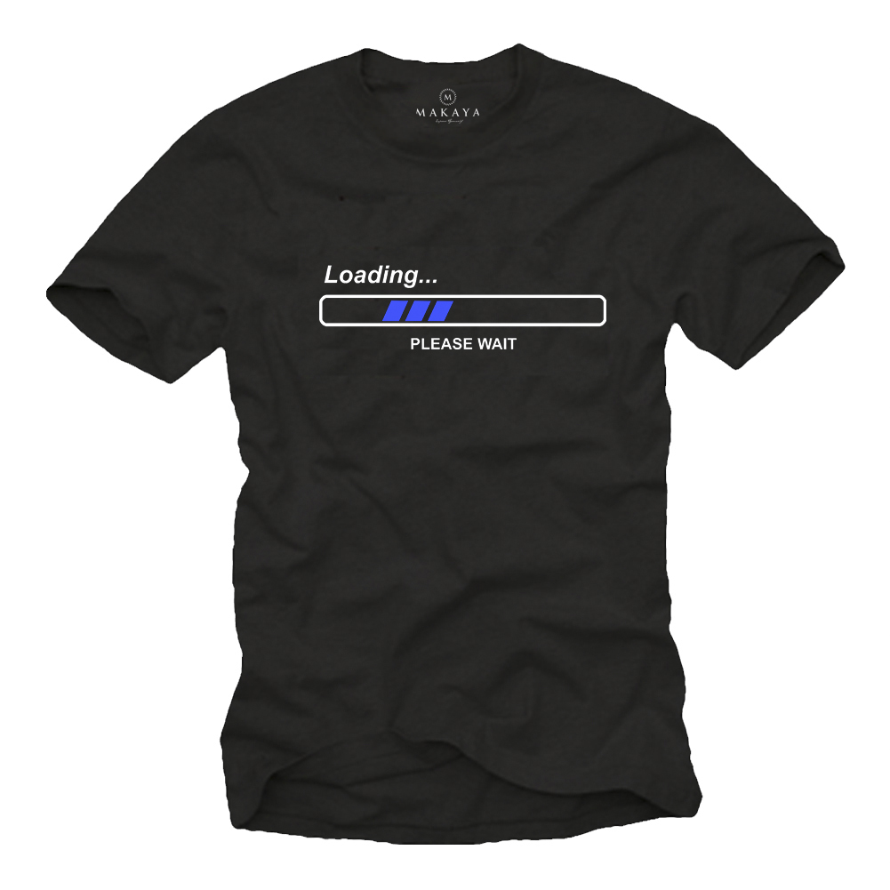 Nerd T-Shirt for computer scientists - Loading Please Wait