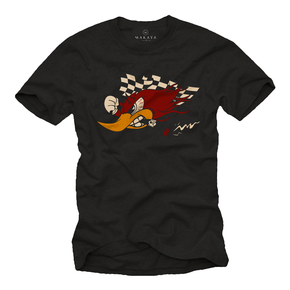 Vintage Racing T-Shirt Herren - Woody Tuning Motiv