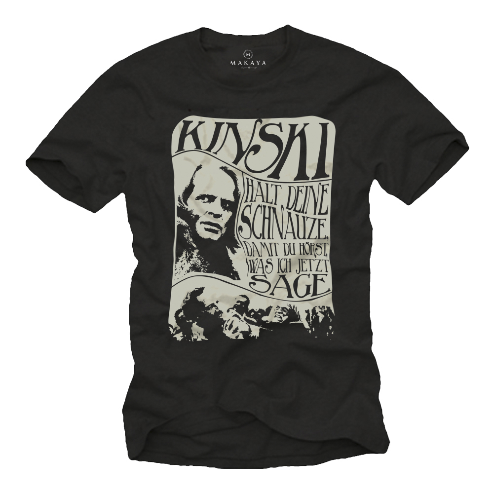 Herren T-Shirt - Retro Klaus Kinski Motiv