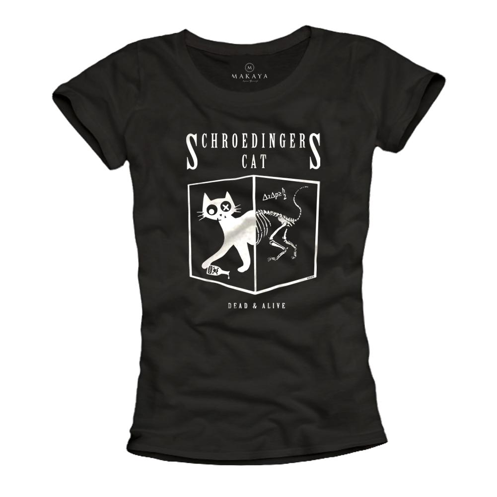 Damen T-Shirt - Schroedingers Katze