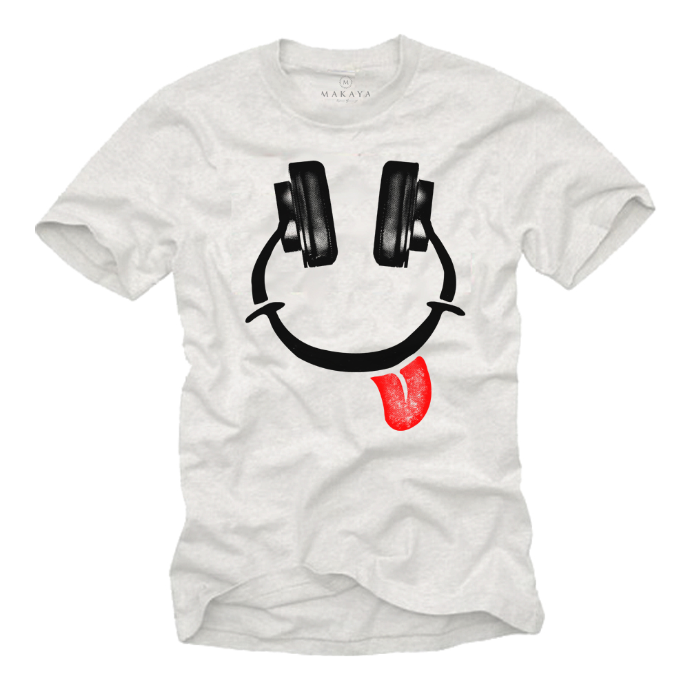 Lustiges Kopfhörer T-Shirt - Lick Phone Motiv