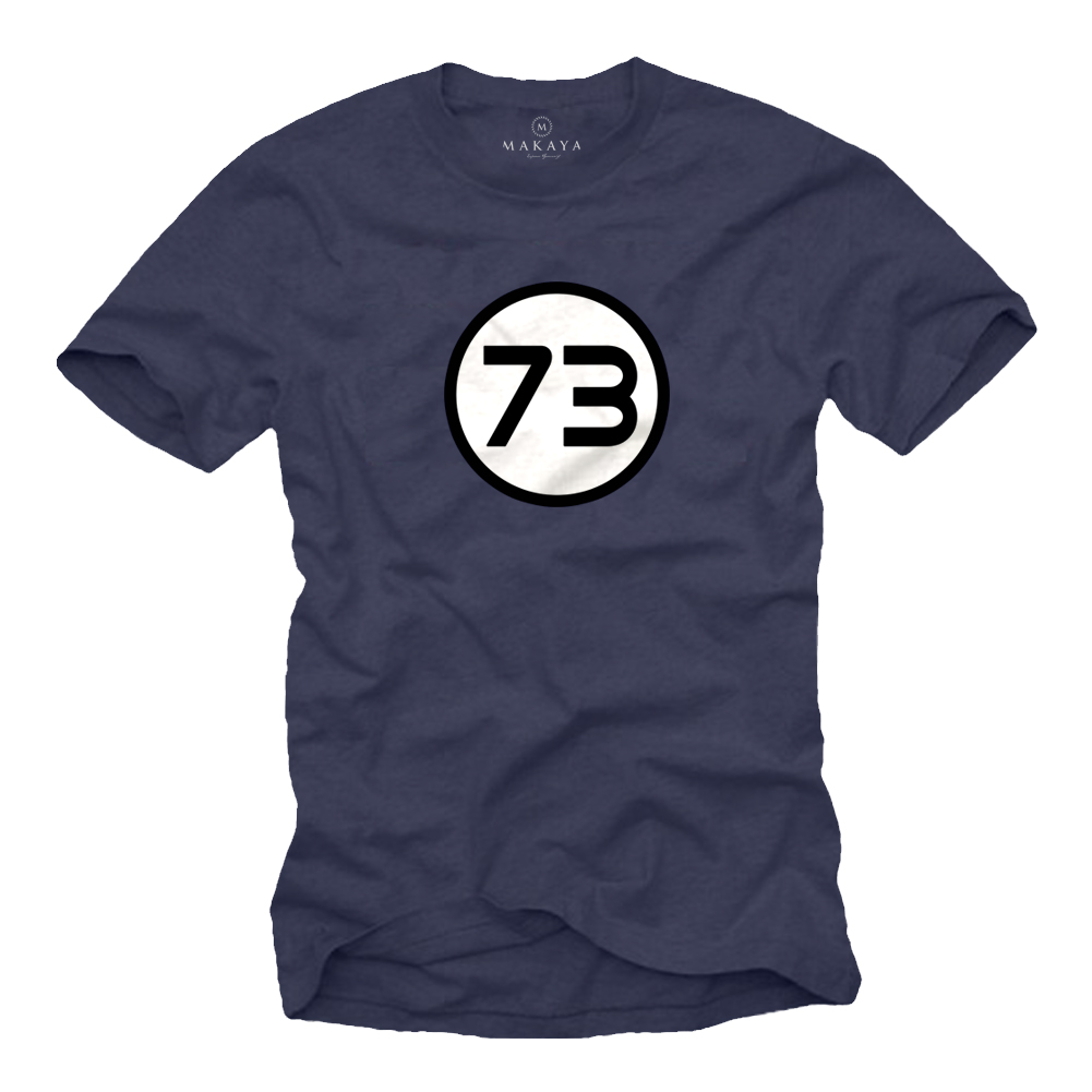 73 T-Shirt Herren - Magische Zahl und ihre Bedeutung
