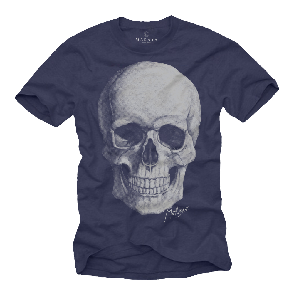 Totenkopf T-Shirt für Herren