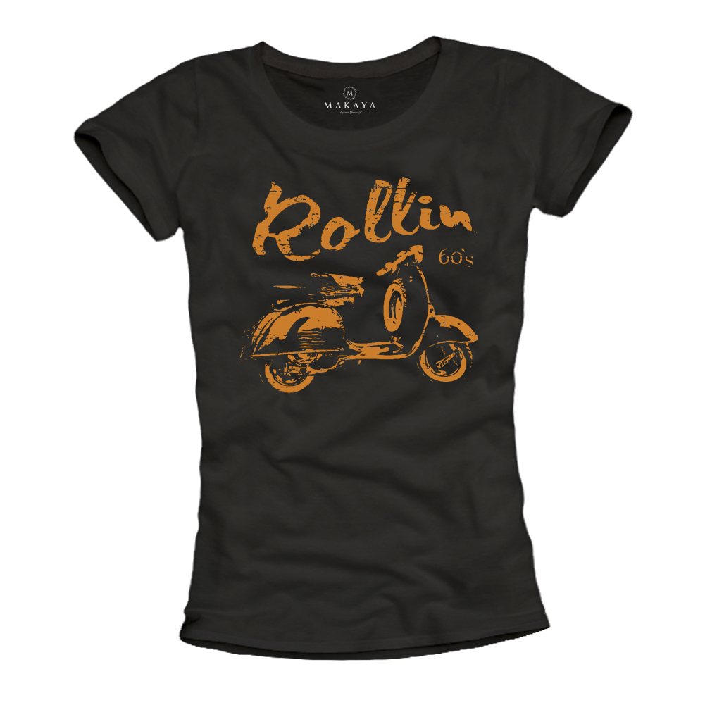 Womens T-Shirt - 60's Scooter 