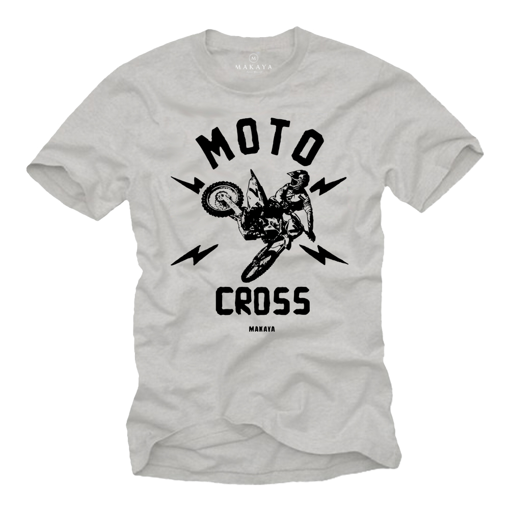 Herren T-Shirt - Vintage Motocross Motiv
