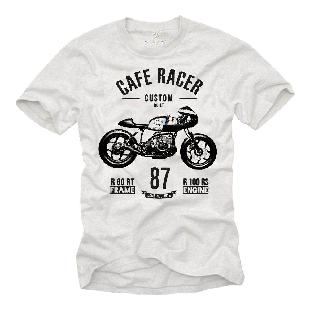 Herren T-Shirt Motorrad R80 - R100 Cafe Racer 