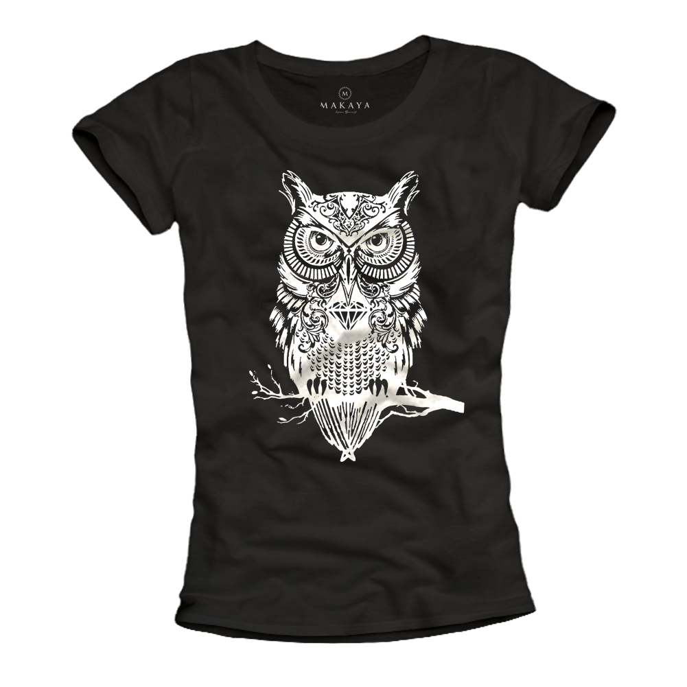 Womens T-Shirt - Owl