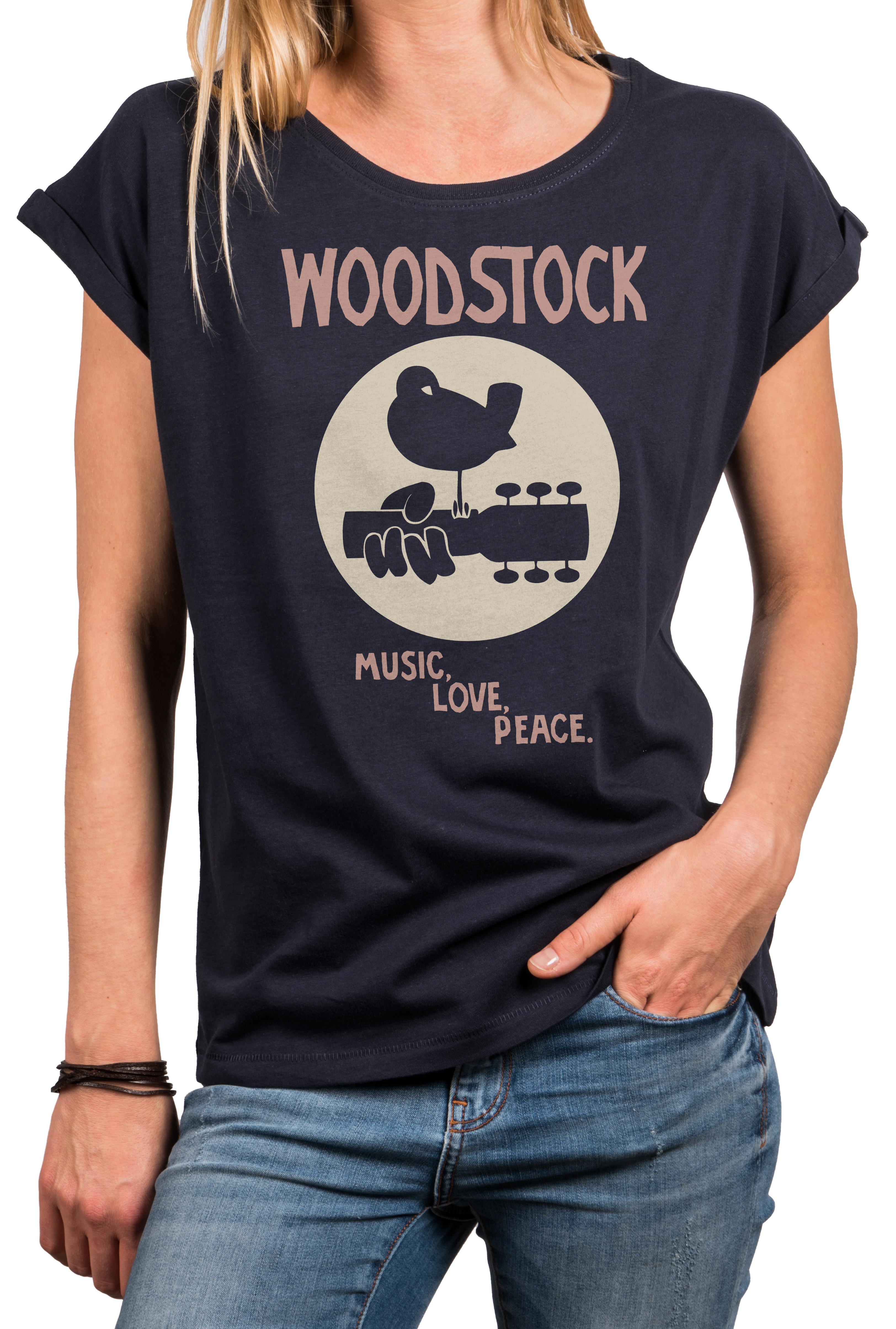 Vintage Hippie Shirt Damen - Woodstock