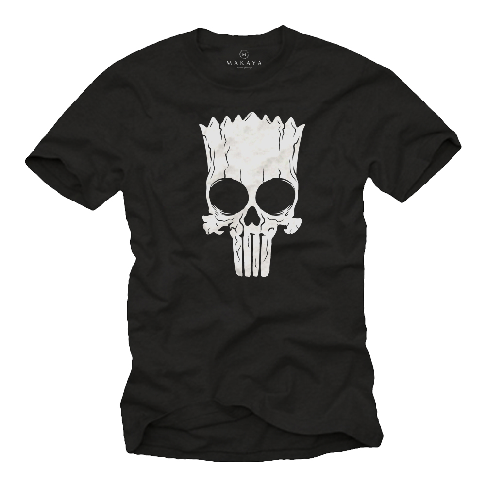 Herren T-Shirt - Punisher Bart