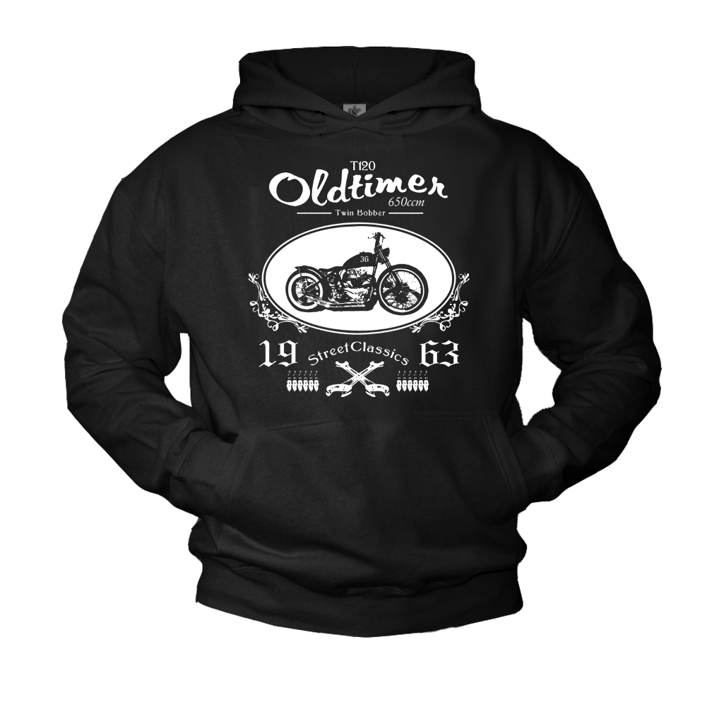 Biker Hoodie - Twin Bobber