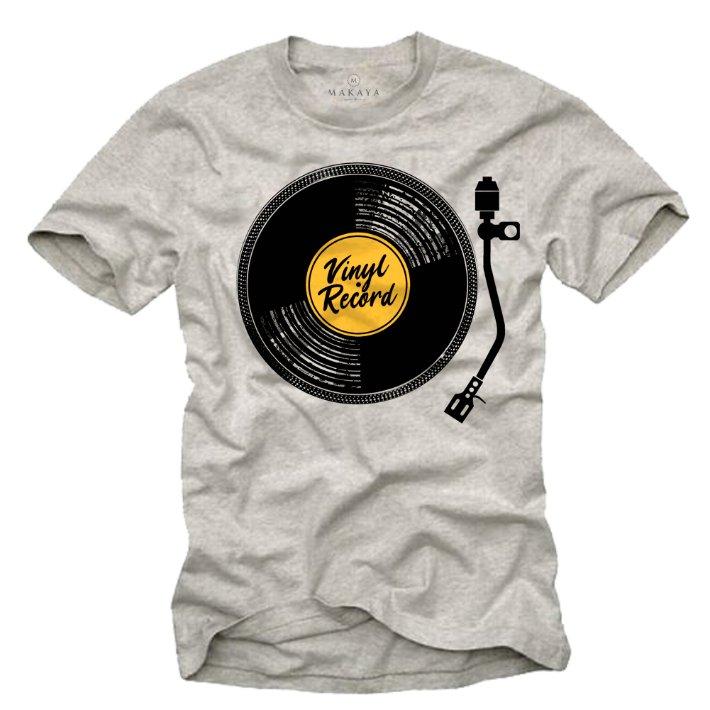 Hip Hop Music T-Shirt Men - Vinyl Record