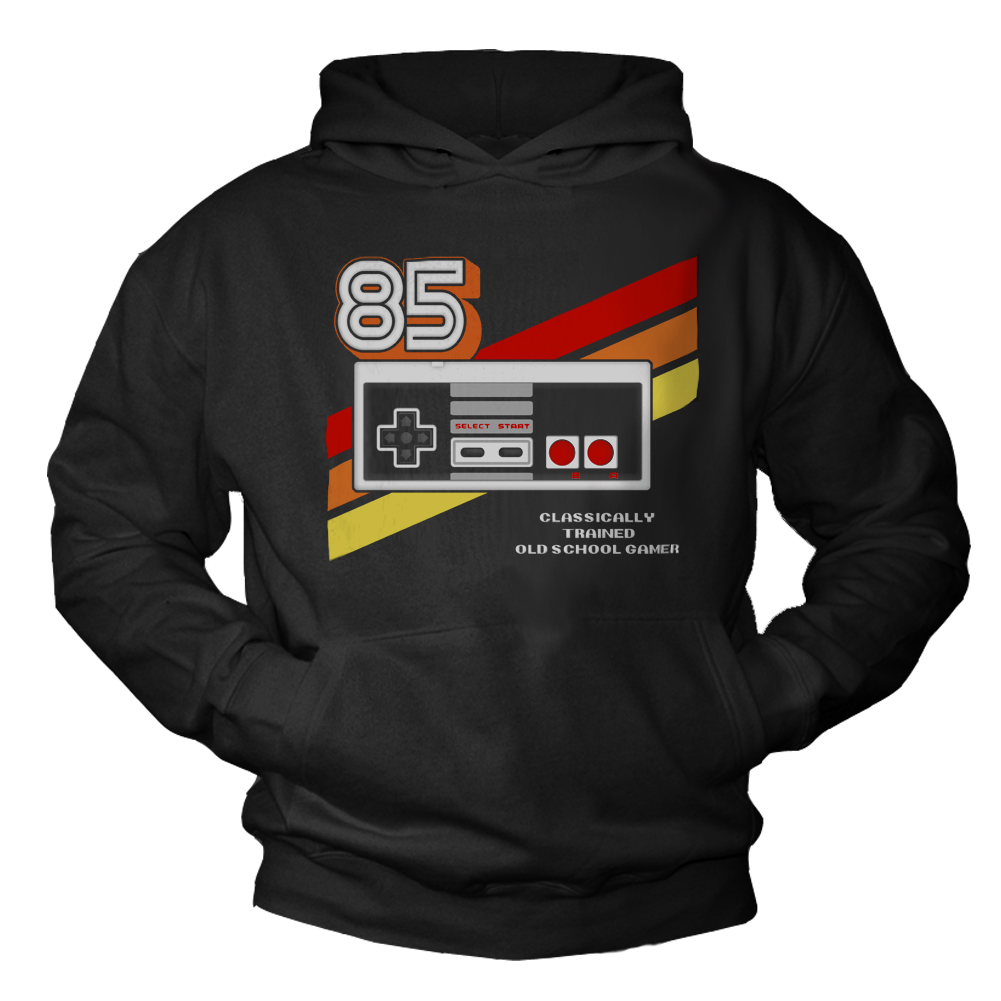 Vintage Gamer Pullover mit Kapuze