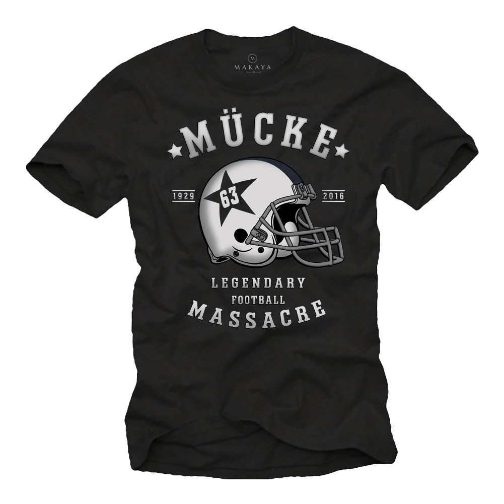 Mücke 63 T-Shirt Men - Football Helmet Bulldozer