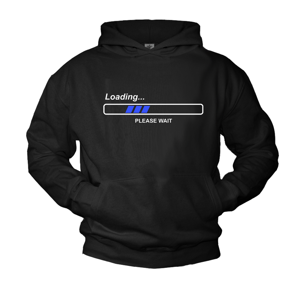 Nerd Hoodie Herren - Loading Pleaase Wait