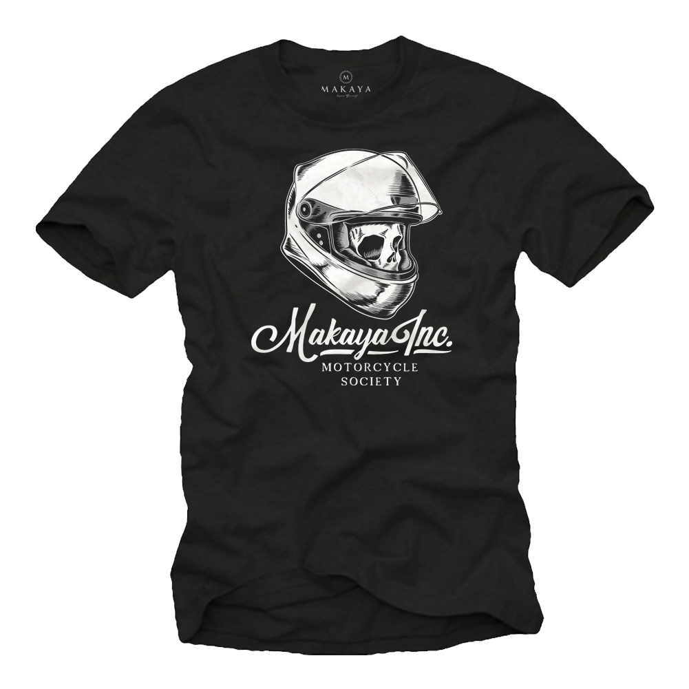 Supersport T-Shirt - Motorcycle Society Skull Helmet