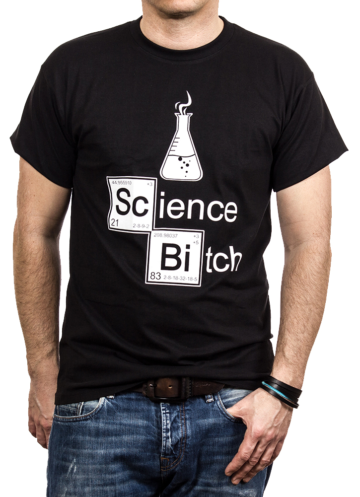 Funny gifts for chemists - Men's T-Shirt Science Bitch