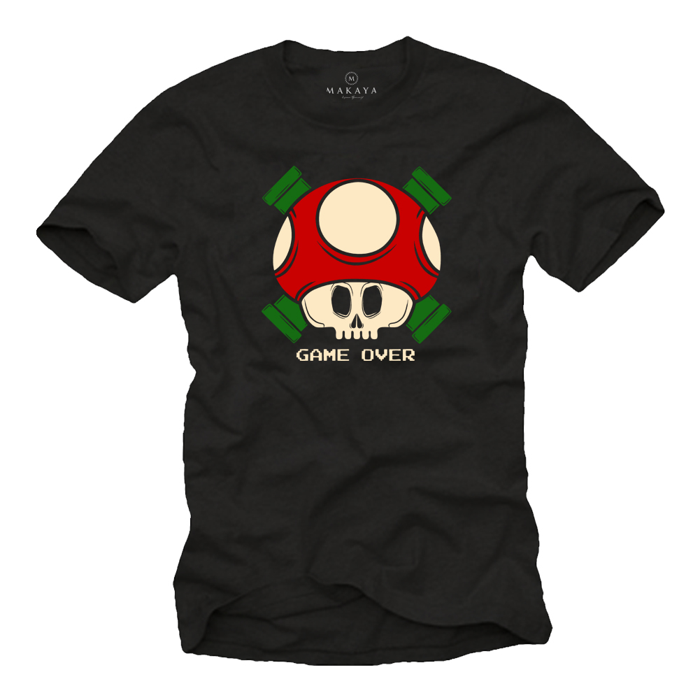 Herren T-Shirt - Mario Game Over