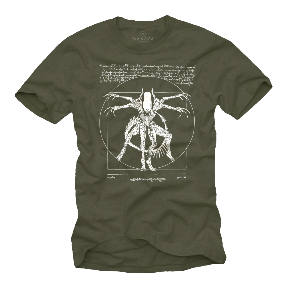 Herren T-Shirt - Alien da Vinci