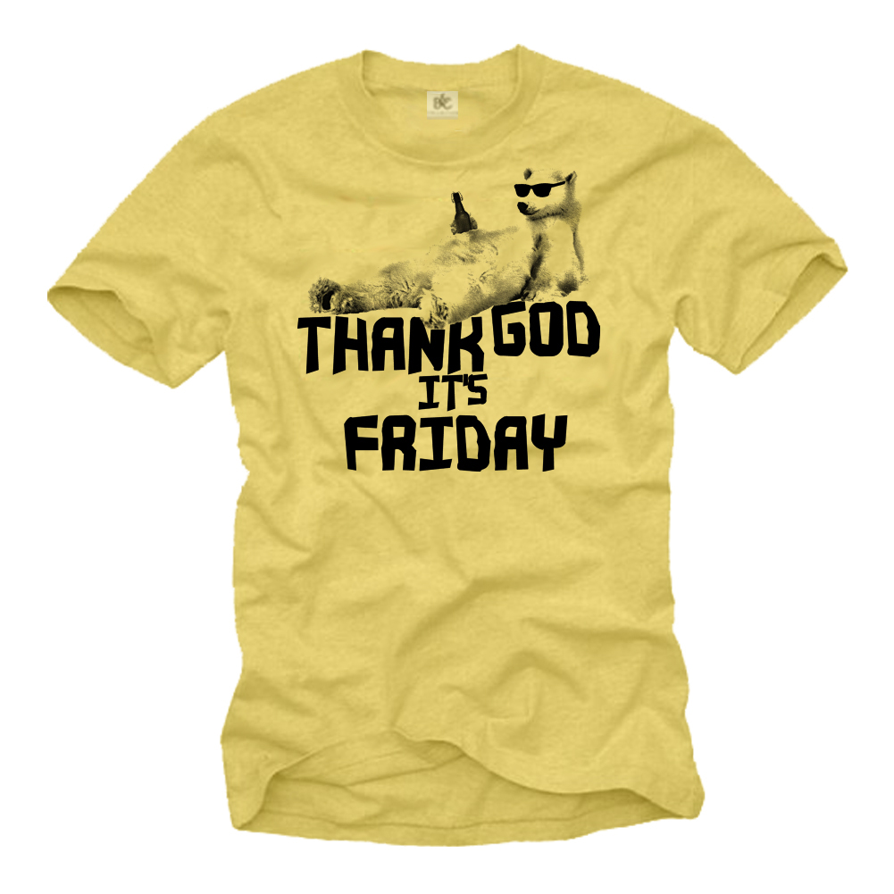 Herren T-Shirt - Thank God It´s Friday