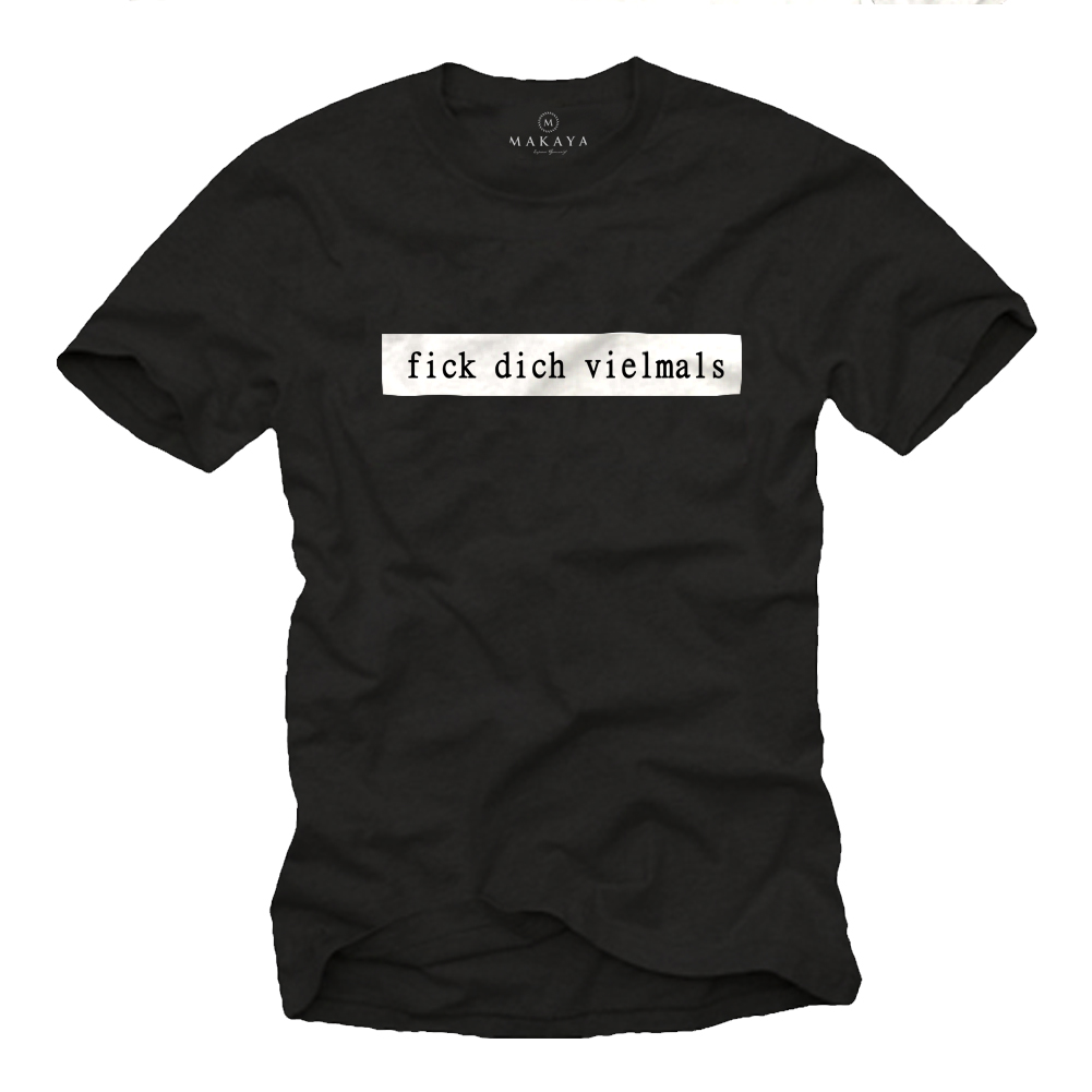 Herren T-Shirt Coole Sprüche - Fick Dich Vielmals 