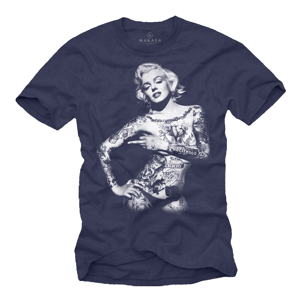Marilyn Tattoo T-Shirt für Herren 