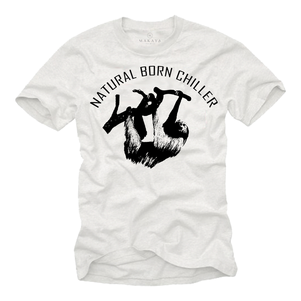 Lustiges Sprüche T-Shirt für Herren - Natural Born Chiller
