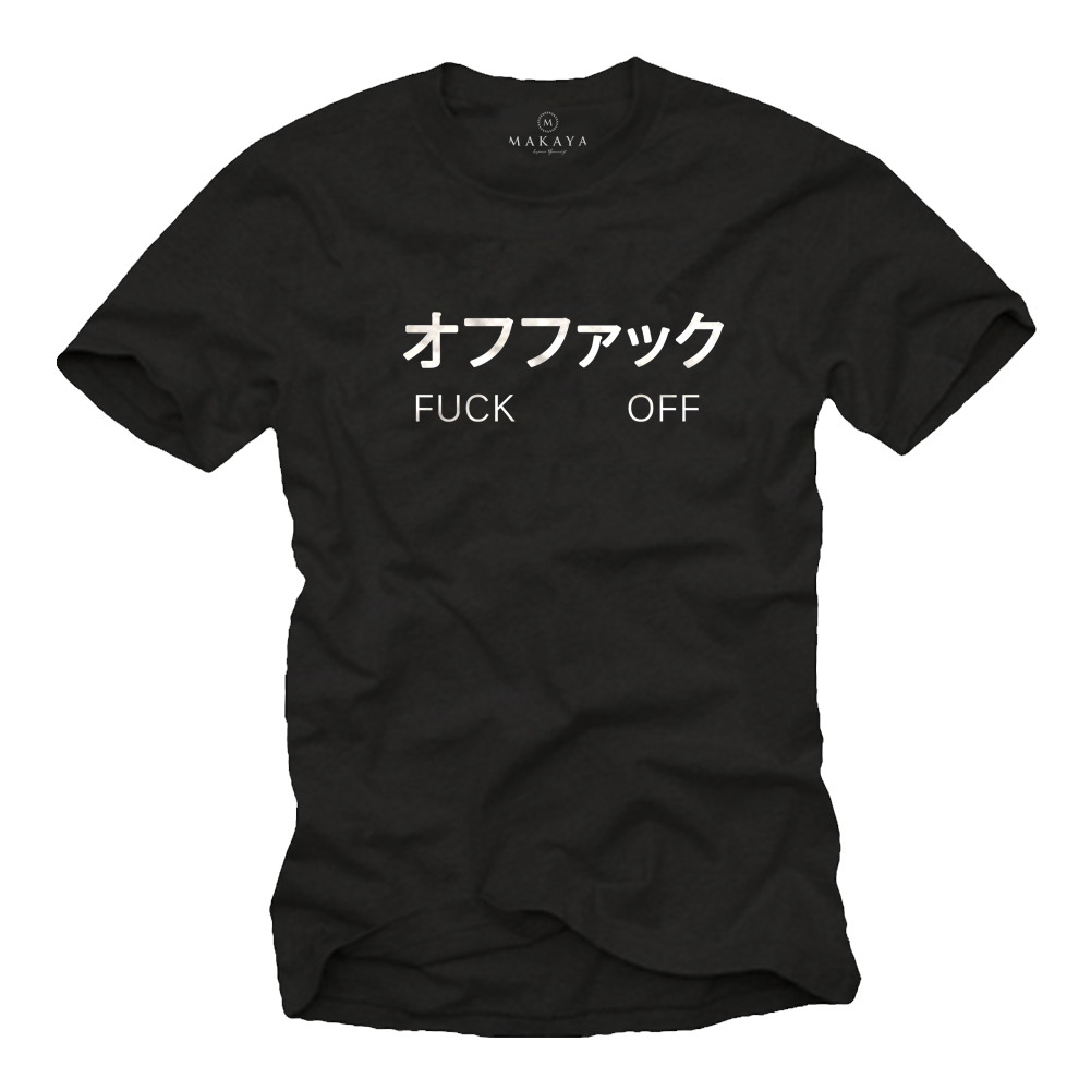 Japan T-Shirt Herren - Spruch Fuck Off