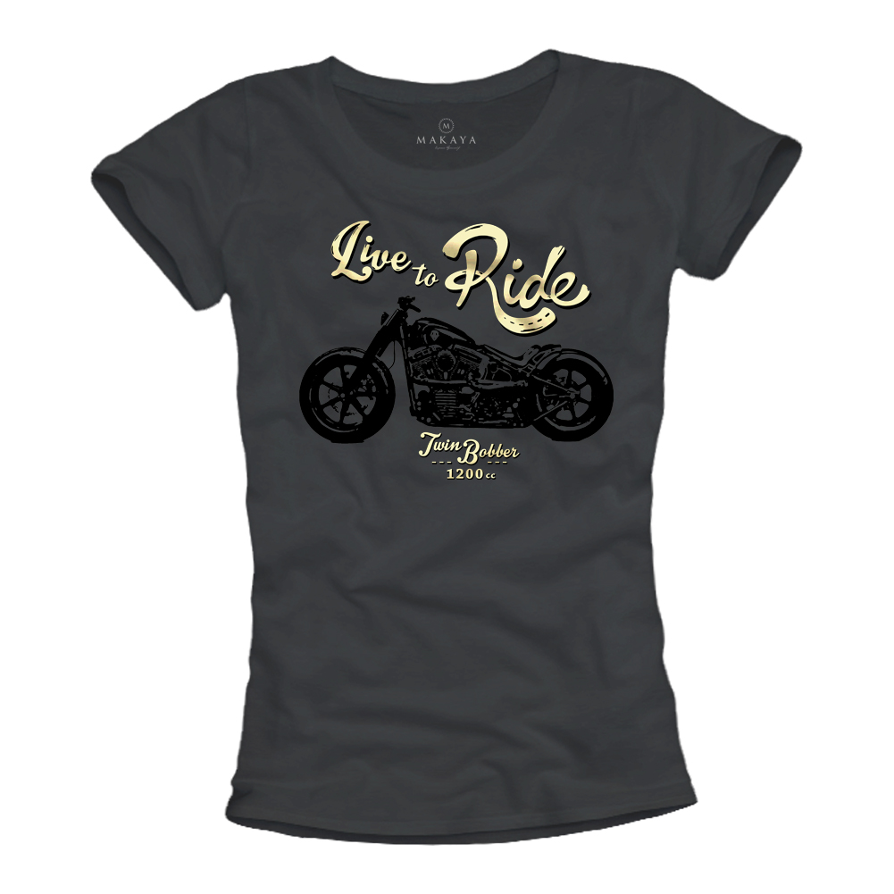 Damen T-Shirt - Live to Ride