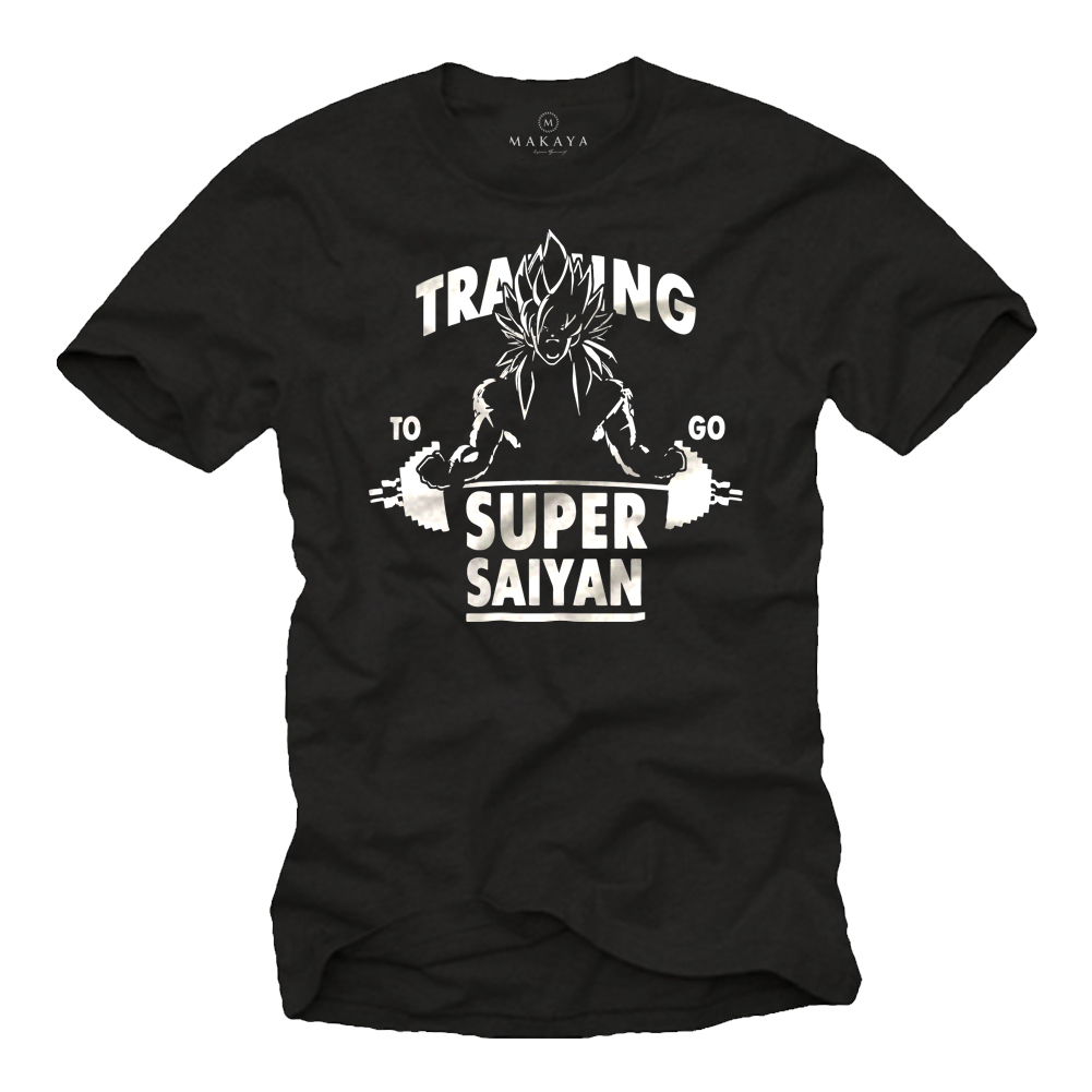 Men's T-Shirt Fitness Training To Go Super Saiyan