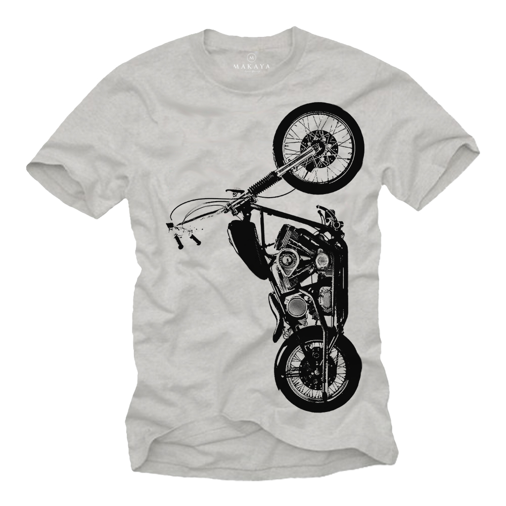 Chopper T-Shirt Herren - Hard Tail Motorrad
