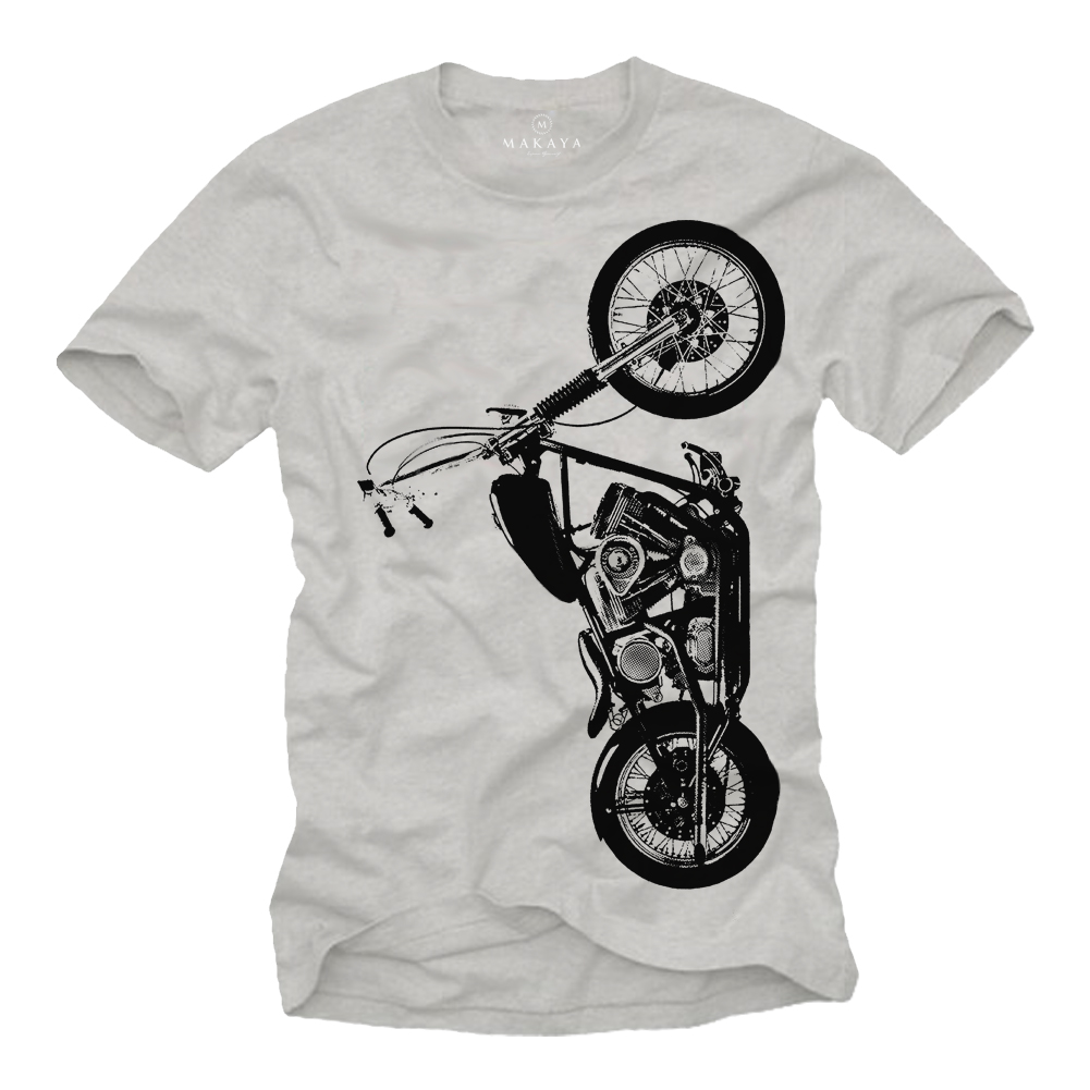 Chopper T-Shirt Men - Hard Tail Motorcycle