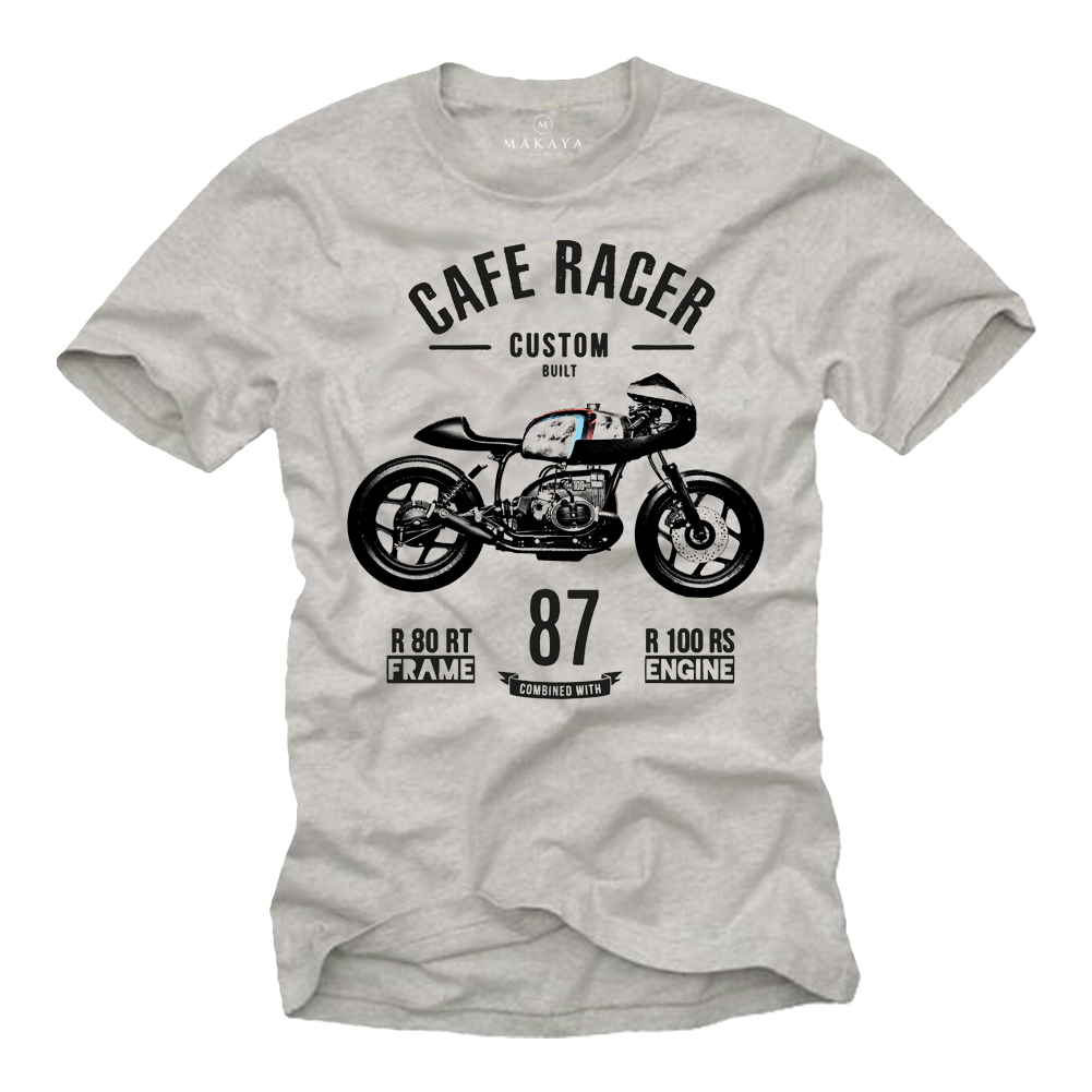 Herren T-Shirt Motorrad R80 - R100 Cafe Racer 