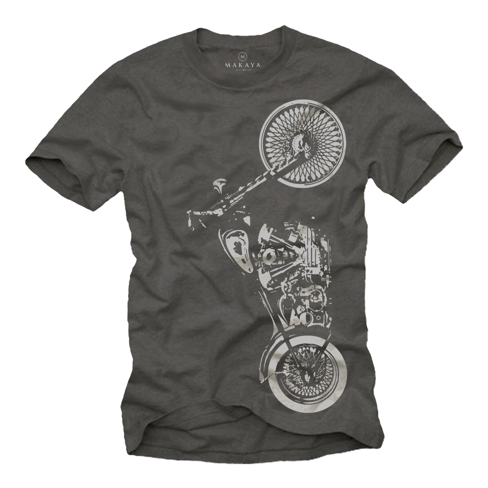 Biker T-Shirt for men - Hard Tail design