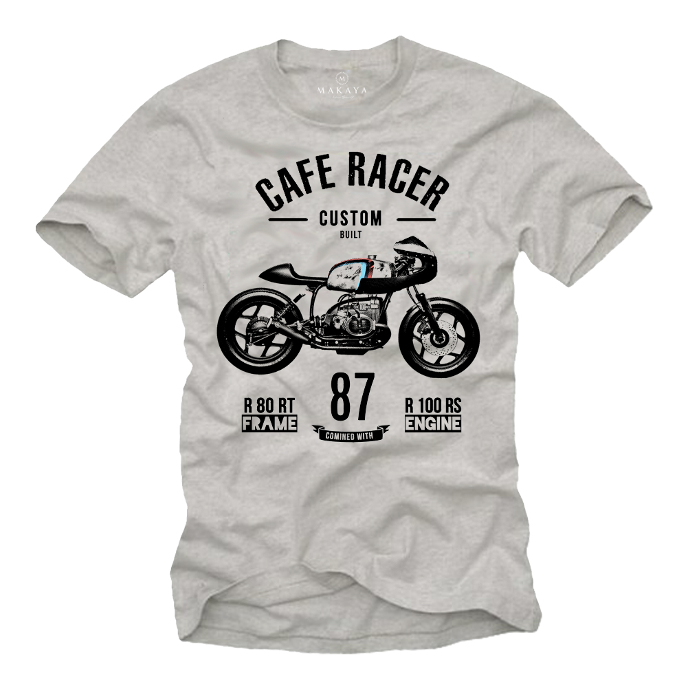 Herren T-Shirt Motorrad R80 - R100 Cafe Racer 