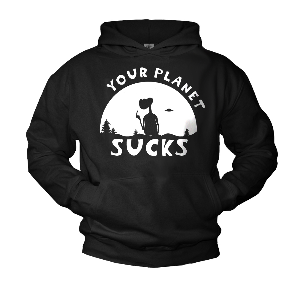 Lustige Kapuzenpullover für Jungs - Your Planet Sucks