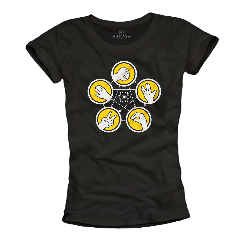 Womens T-Shirt - Scissors Lizard Spock