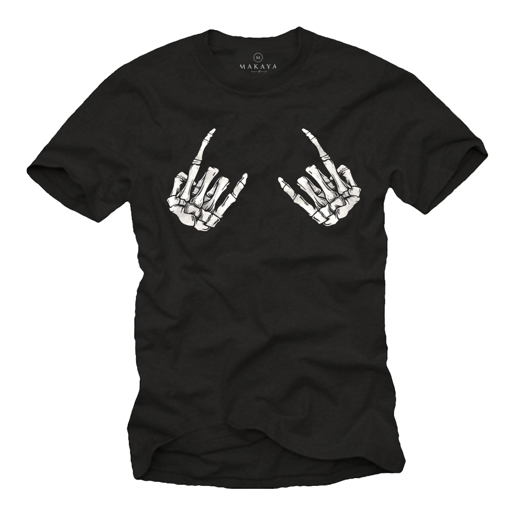 Heavy Metal T-Shirt Herren - Rock Hands